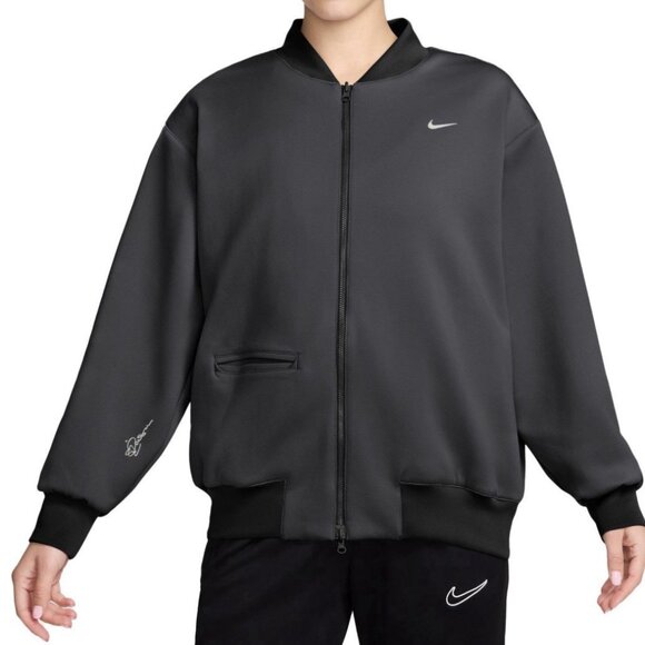 Nike Jacket Size Medium Unisex Black Sabrina Ionescu Reversible Basketball Loose - Picture 4 of 16